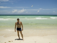 Summer 2008 (Cuba). Me on Cayo Coco beach