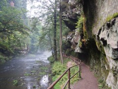 Road along the river