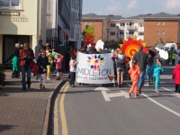 Ireland, March 2015. St. Patrick's Day parade in Middleton