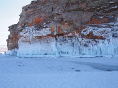 Rock in the ice