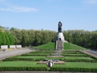 Berlin, Lübbenau, Potsdam. May 2018. Treptow Park, a monument to the Warrior-Liberator