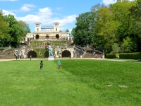 Berlin, Lübbenau, Potsdam. May 2018. View in the park