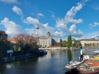 Moscow-Berlin 2021. Embankment near the house