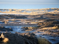 Iceland 2023. The bridge on the border between Eurasian and the North American tectonic plates